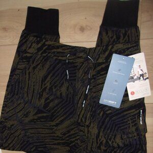 NEW size small mens joggers jogging lounge pants athetic green black